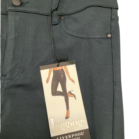 Liverpool Los Angeles Leggings Dark Knight Size 12 NWT - Picture 10 of 11